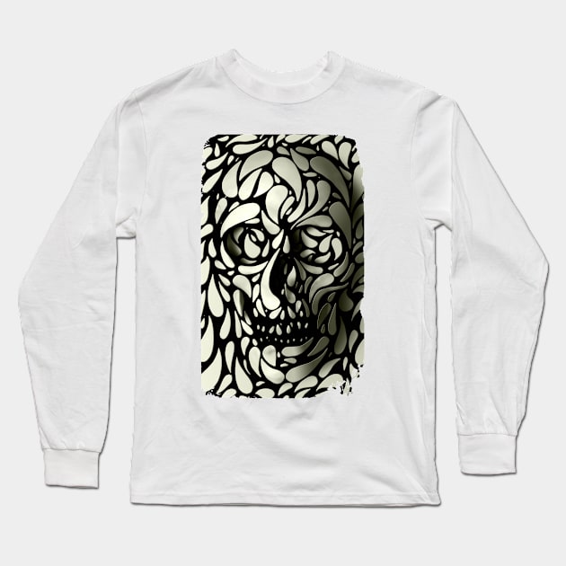 Skull 4 Long Sleeve T-Shirt by aligulec